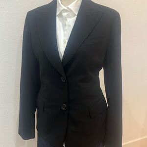 Lafayette 148 New York Classic Black Blazer Size 10.